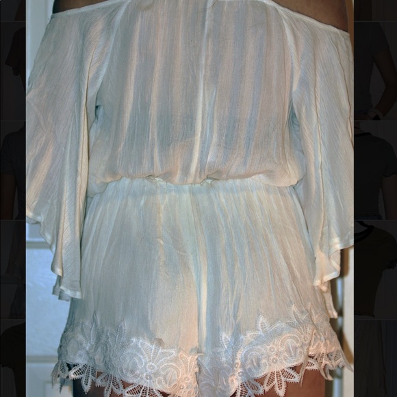 White Romper Size Small - Picture 3 of 5